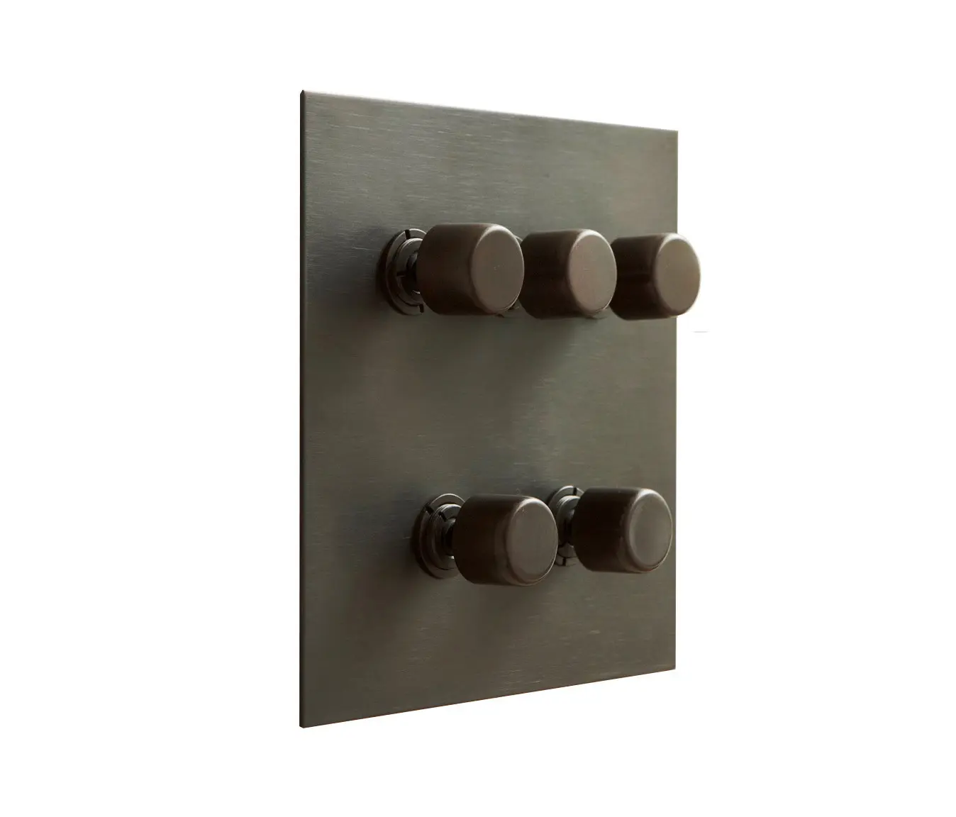 Forbes & Lomax - Antque Bronze five gang rotary dimmer