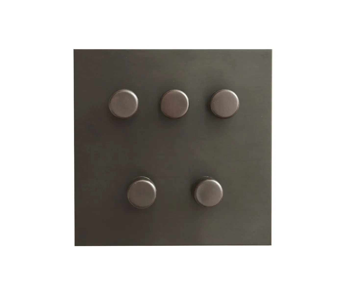 Forbes & Lomax - Antque Bronze five gang rotary dimmer
