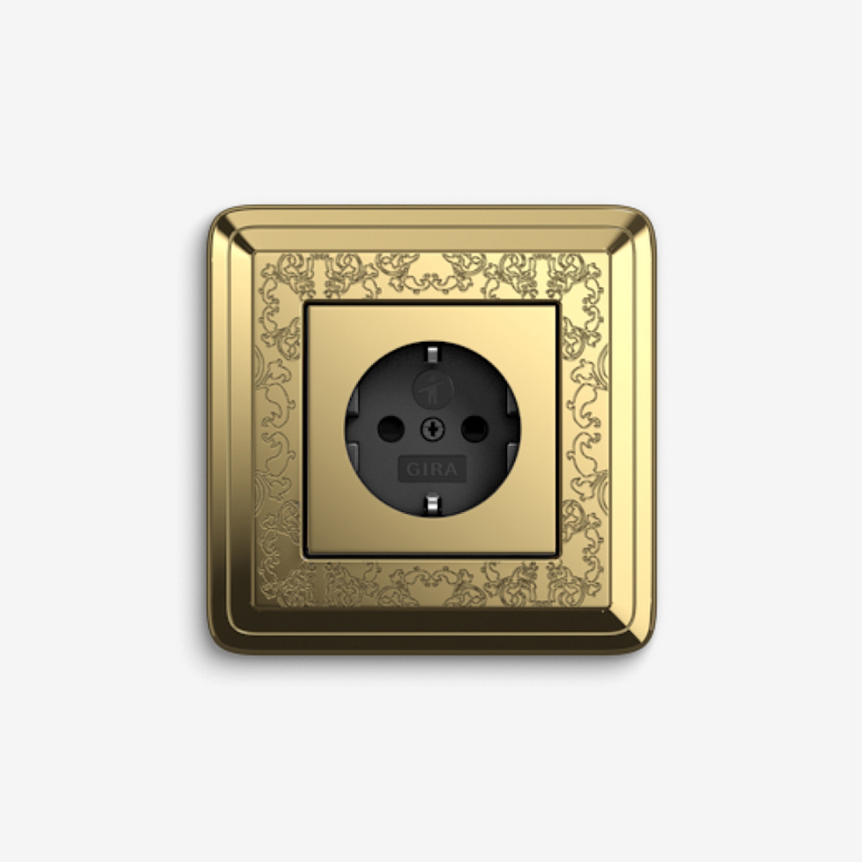 Display product ClassiX | Socket outlet Art Brass from manufacturer Gira