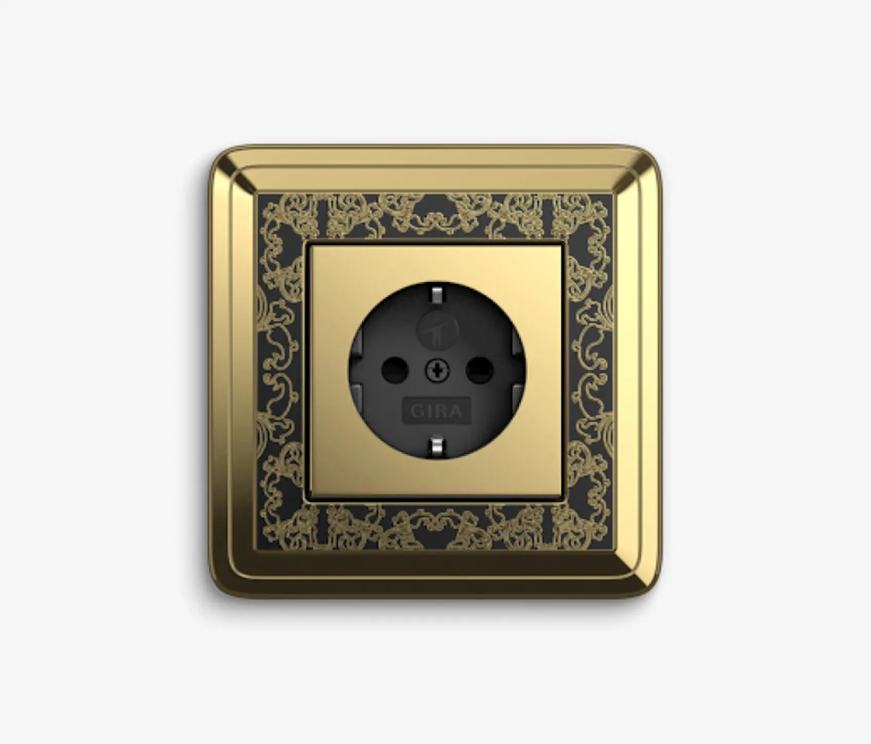 Gira - ClassiX | Socket outlet Art Brass black