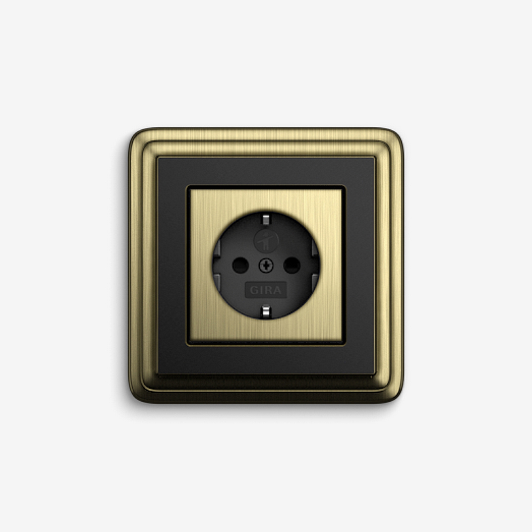 ClassiX | Socket outlet Bronze black