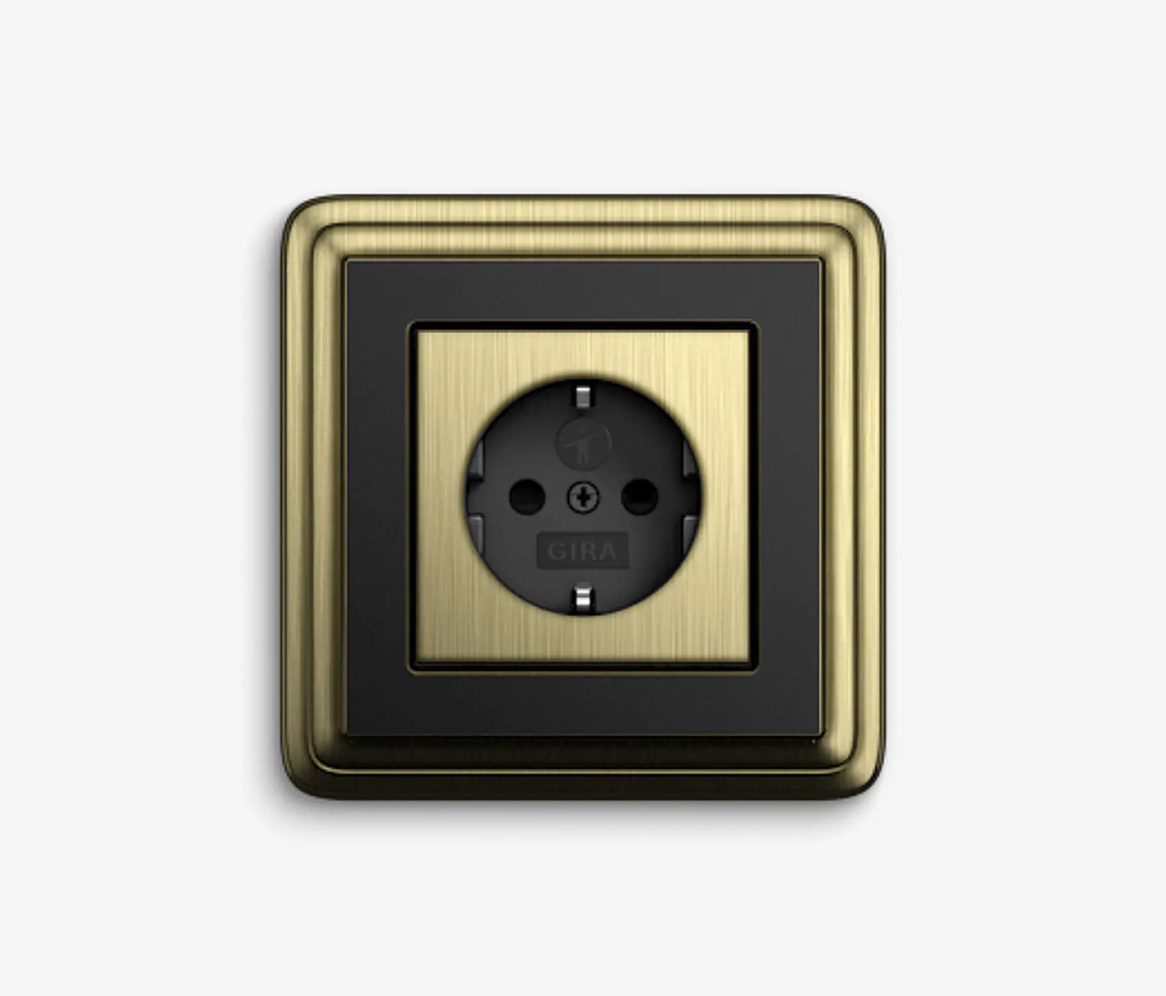 Gira - ClassiX | Steckdose Bronze Schwarz