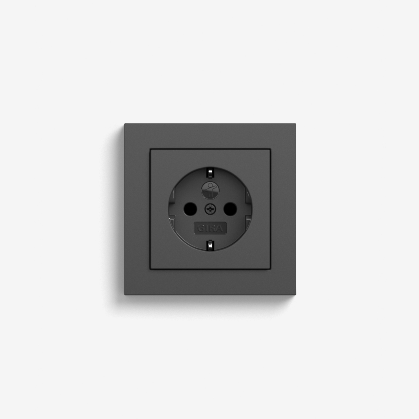 Mostra il prodotto E2 | Socket outlet Anthracite del produttore Gira