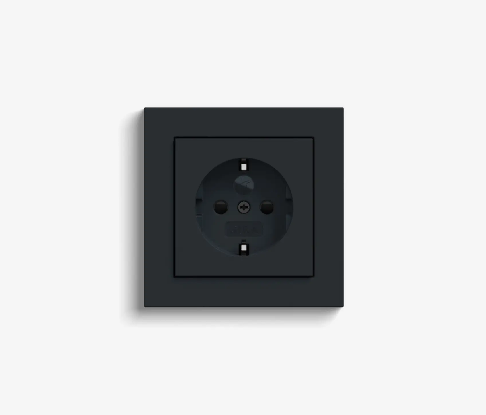 Gira - E2 | Socket outlet Black matt