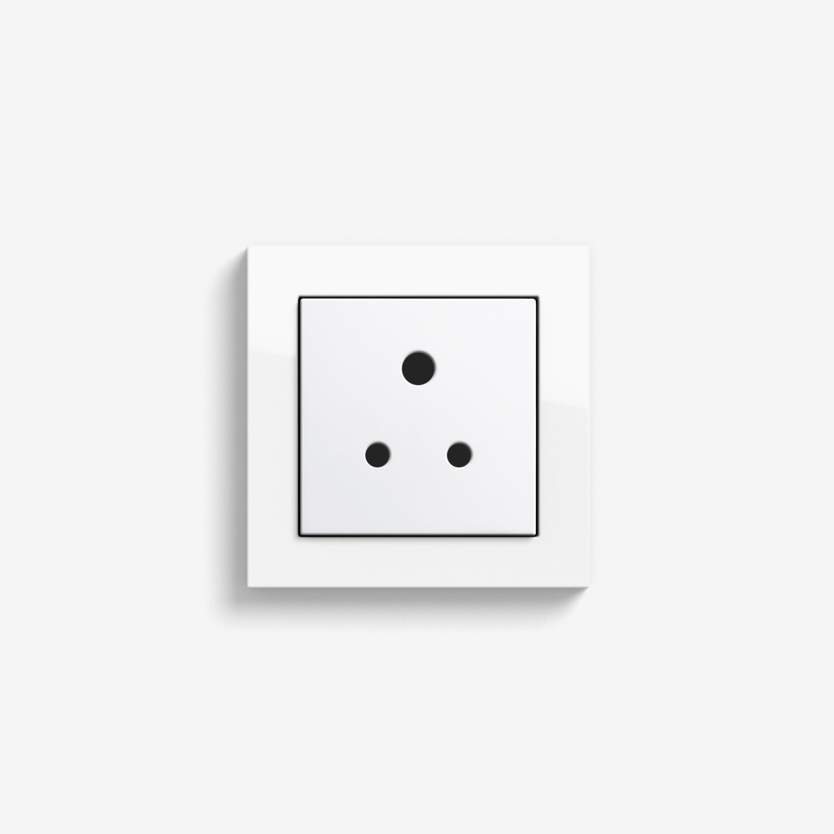 Mostra il prodotto E2 British Standard | Round Pin Socket outlet Pure white glossy del produttore Gira