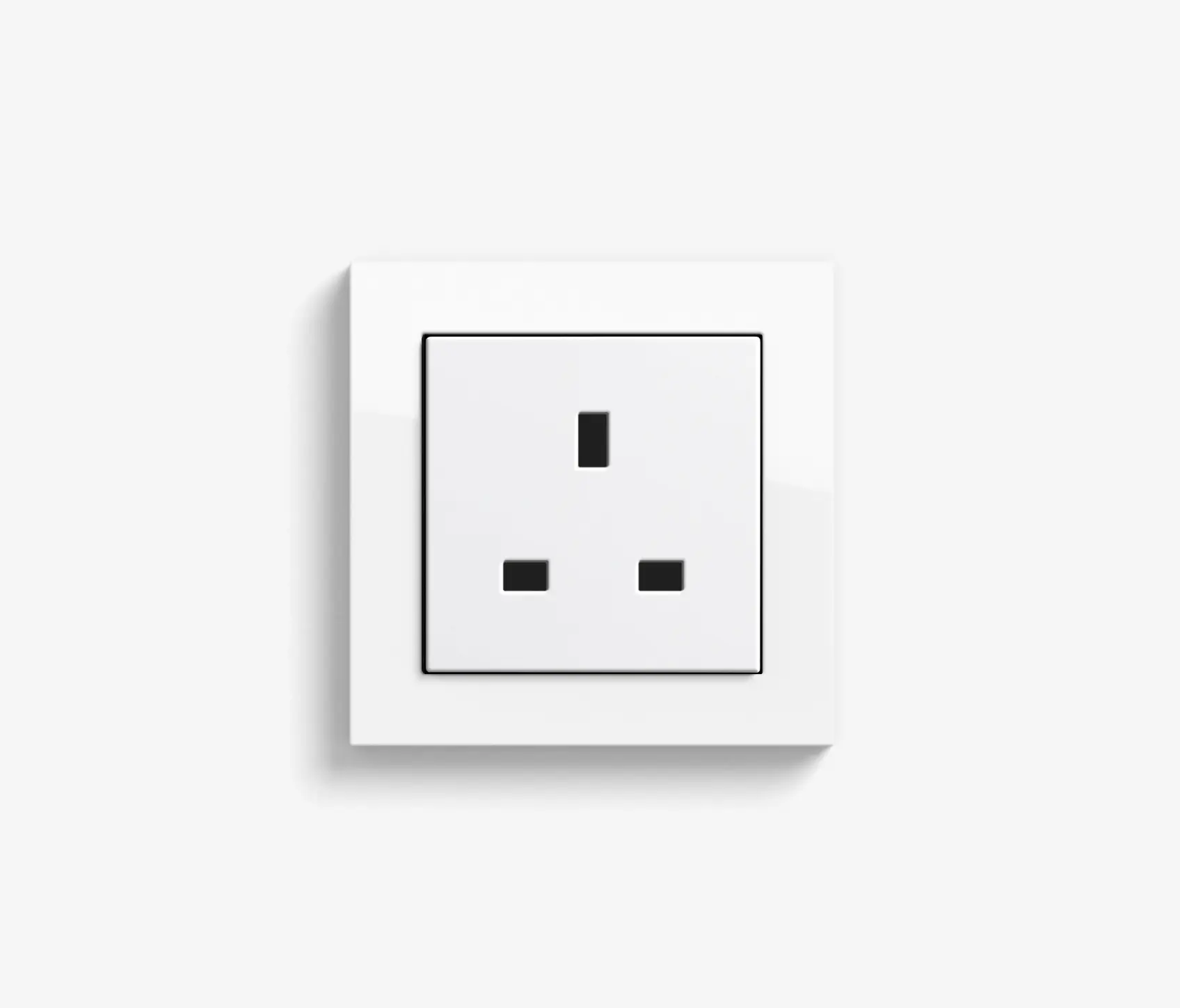 Gira - E2 British Standard | Steckdose Reinweiß glänzend