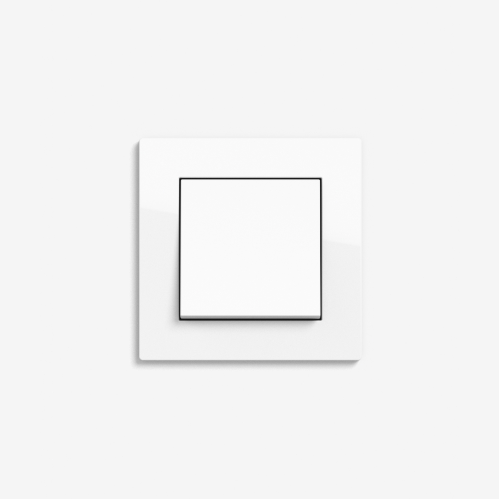 E2 Flat installation | Switch Pure white glossy