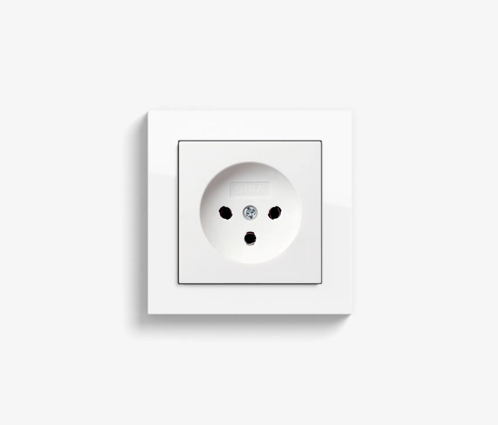 Gira - E2 HNA | Steckdose Reinweiß glänzend