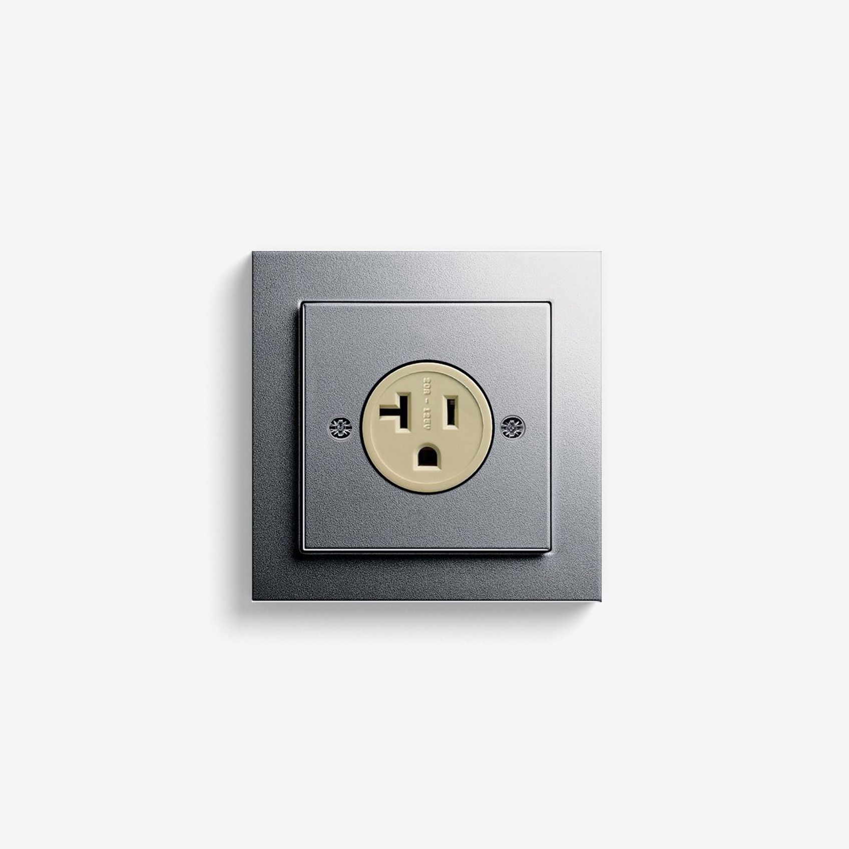 Mostra il prodotto E2 NEMA | Socket outlet Colour aluminium del produttore Gira