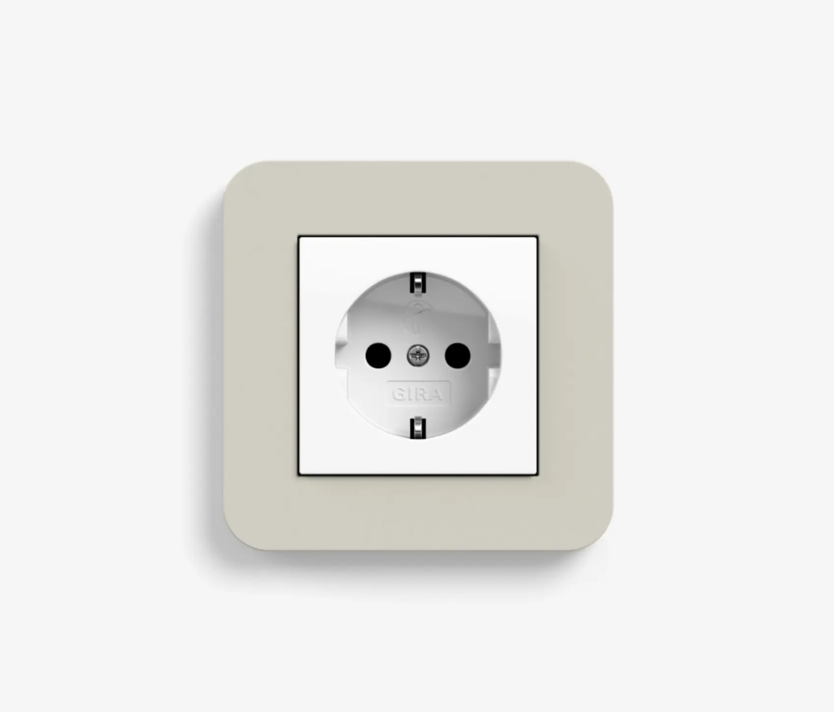Gira - E3 | Socket outlet Sand with white