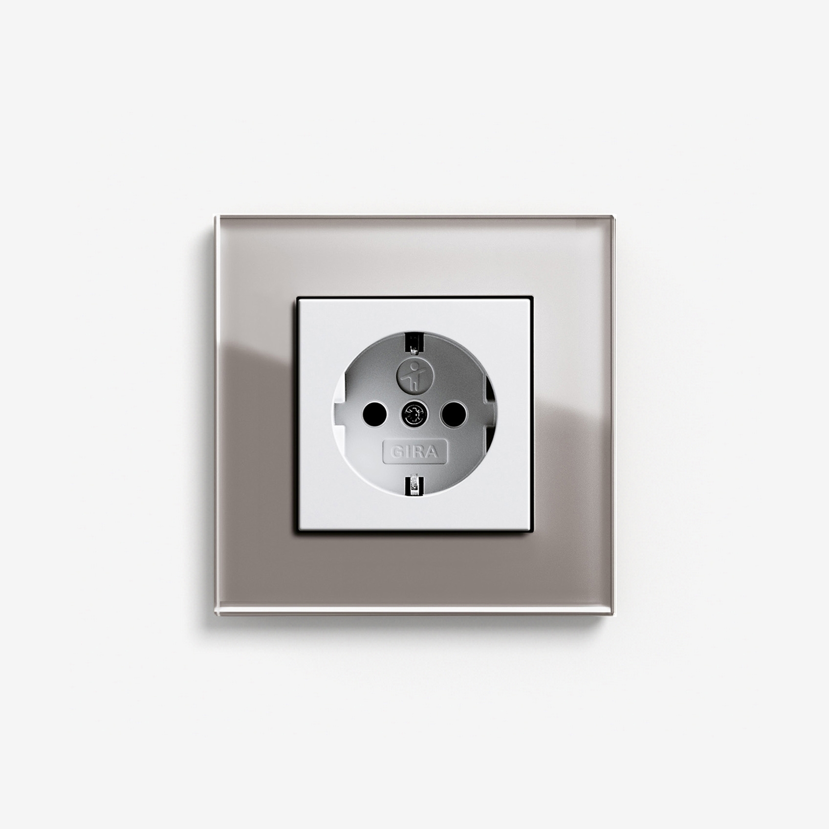 Esprit Glass | Socket outlet Glass umber