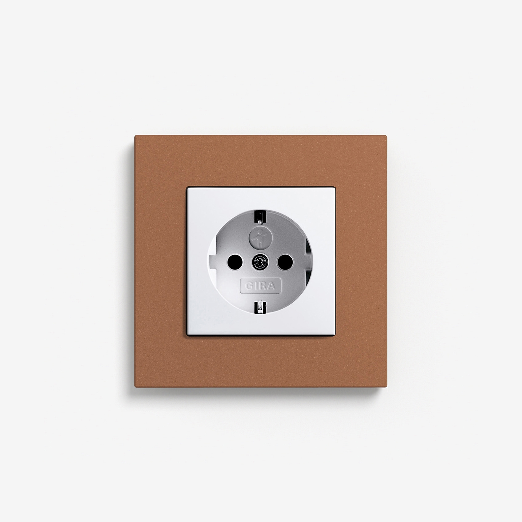 Esprit Linoleum-Plywood | Socket outlet Light brown