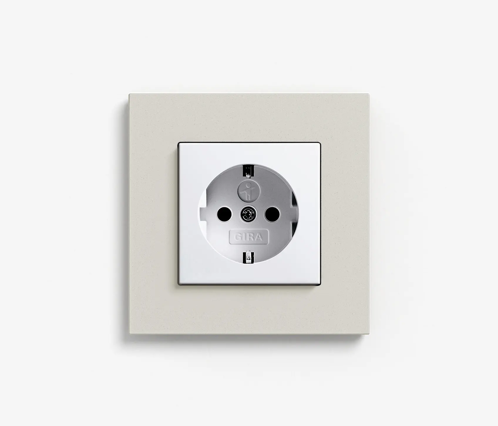 Gira - Esprit Linoleum - Multiplex | Steckdose Hellgrau