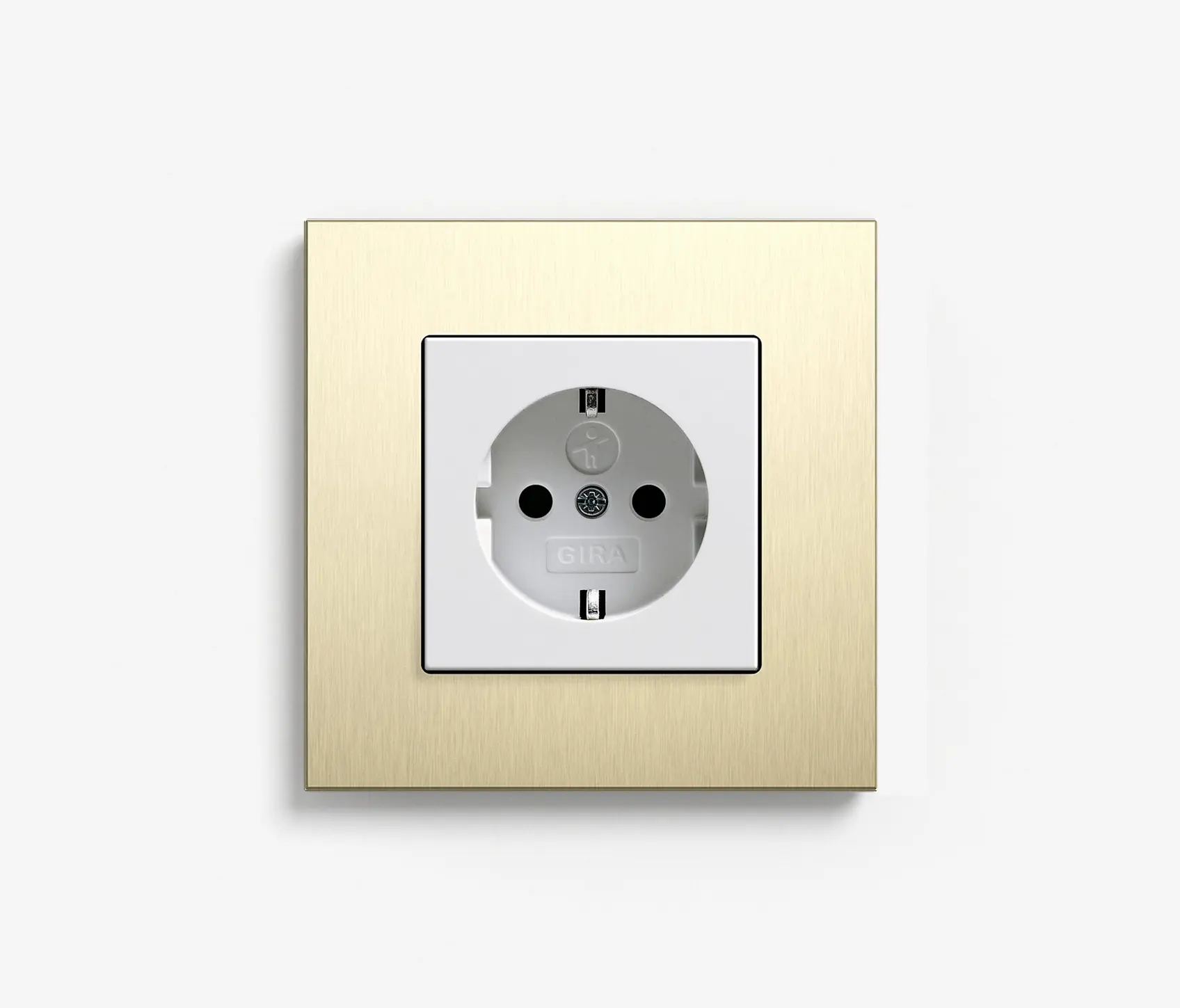 Gira - Esprit Metal | Socket outlet Aluminium light gold