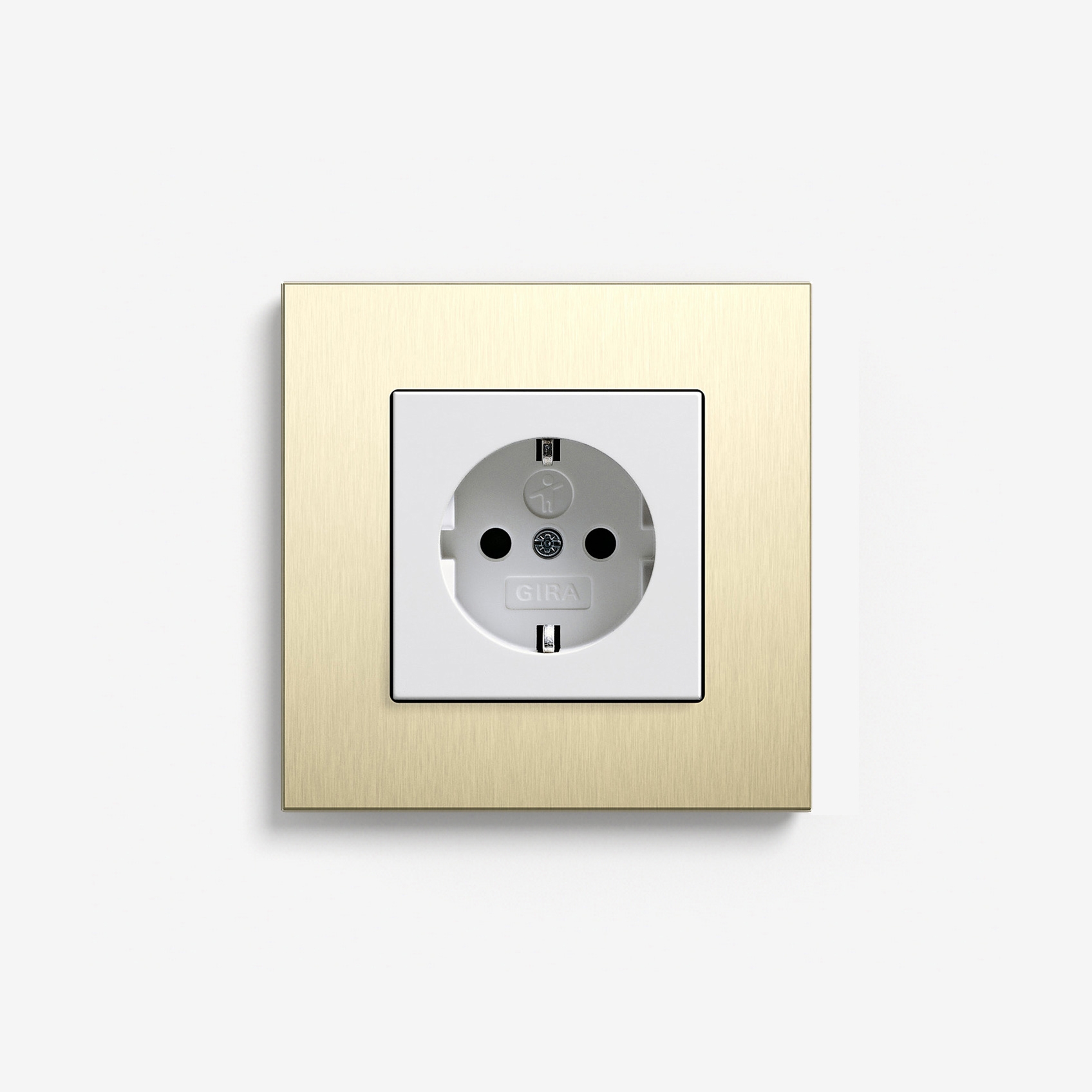 Esprit Metal | Socket outlet Aluminium light gold