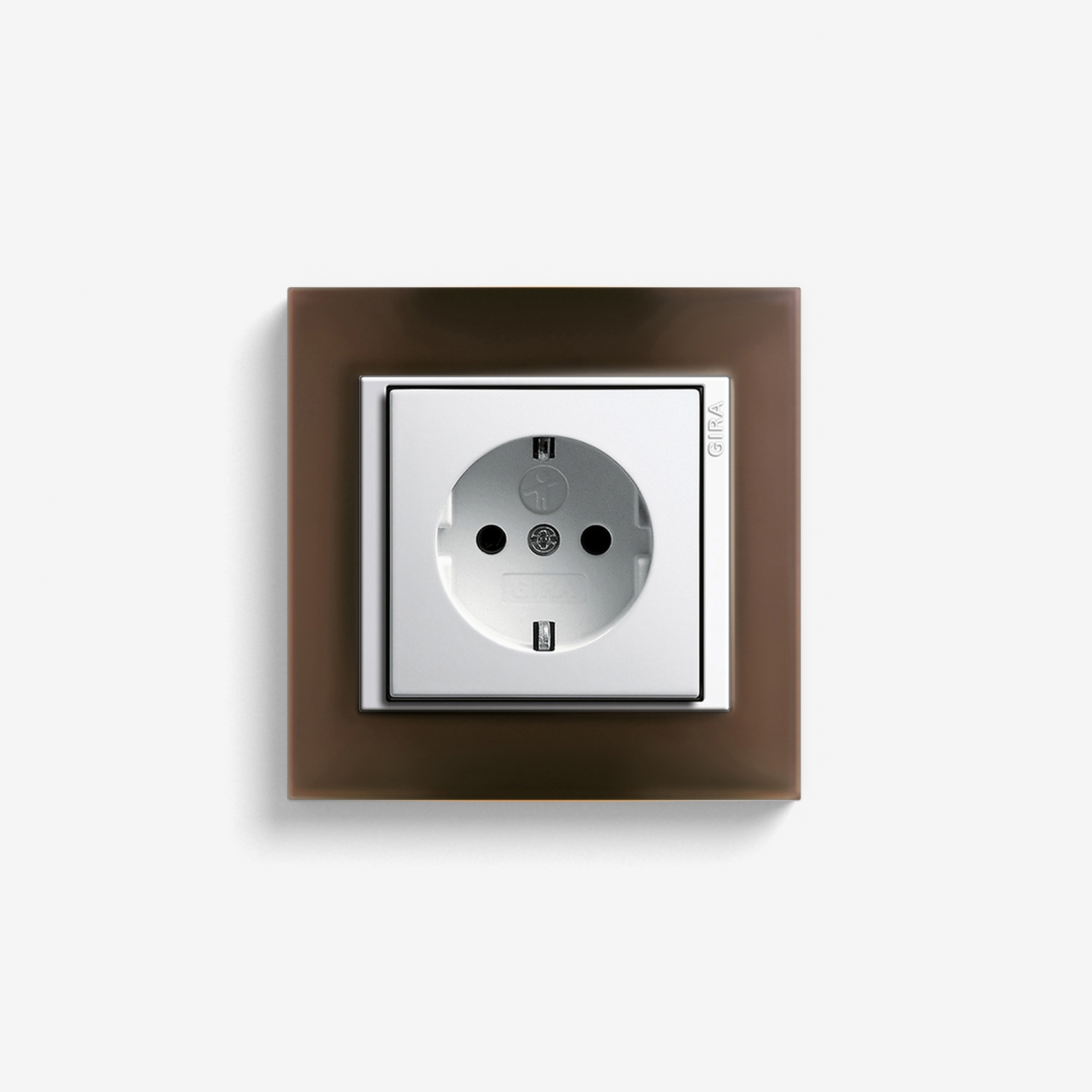 Event | Socket outlet Opaque dark brown