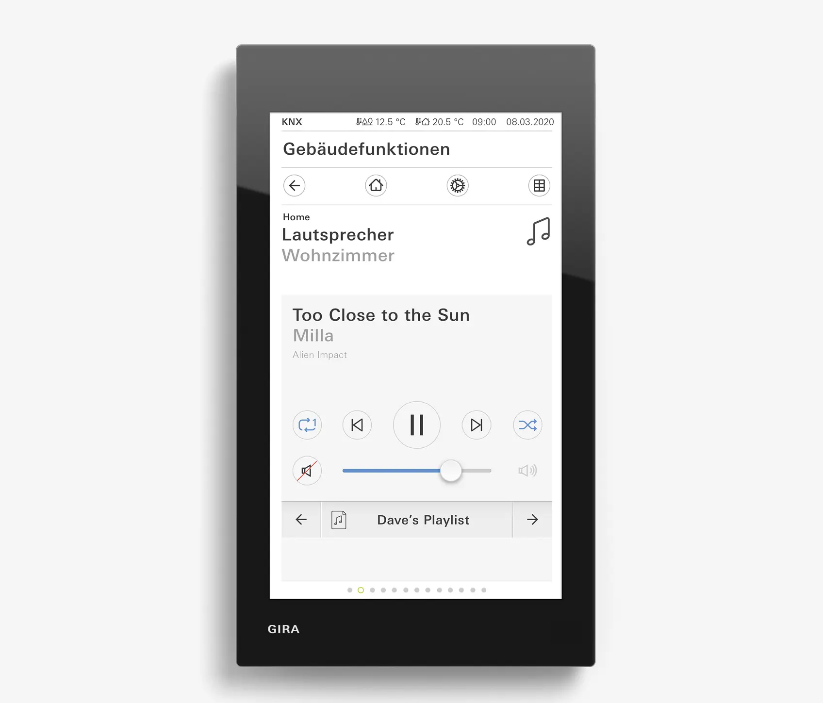 Gira - Smart Home/ Smart Building | G1 | Black glass