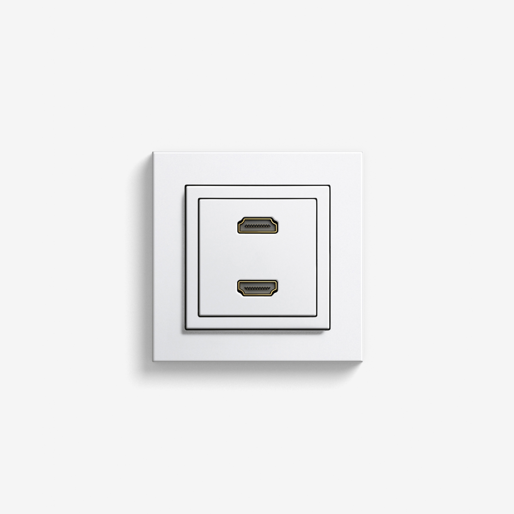 Display product Entertainment | Insert HDMI 2-gang (including E2) from manufacturer Gira