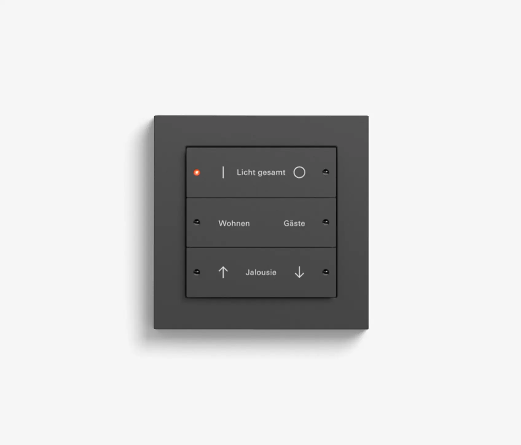 Gira - Smart Home/ Smart Building | Pushbutton Sensor 3 | Anthracite