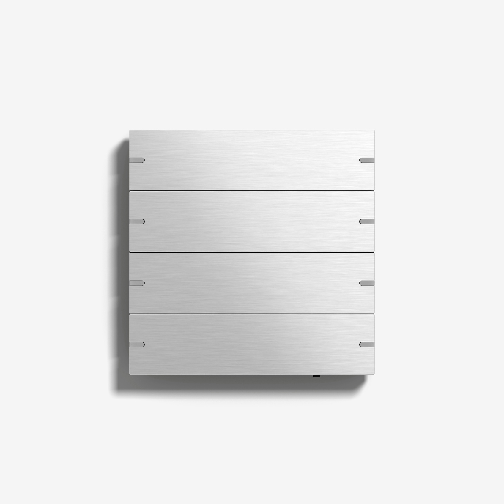 Smart Home/ Smart Building | Pushbutton Sensor 4 | Aluminium