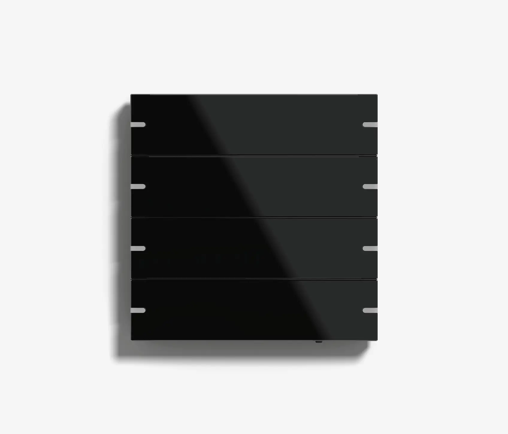 Gira - Smart Home/ Smart Building | Pushbutton Sensor 4 | Black glass