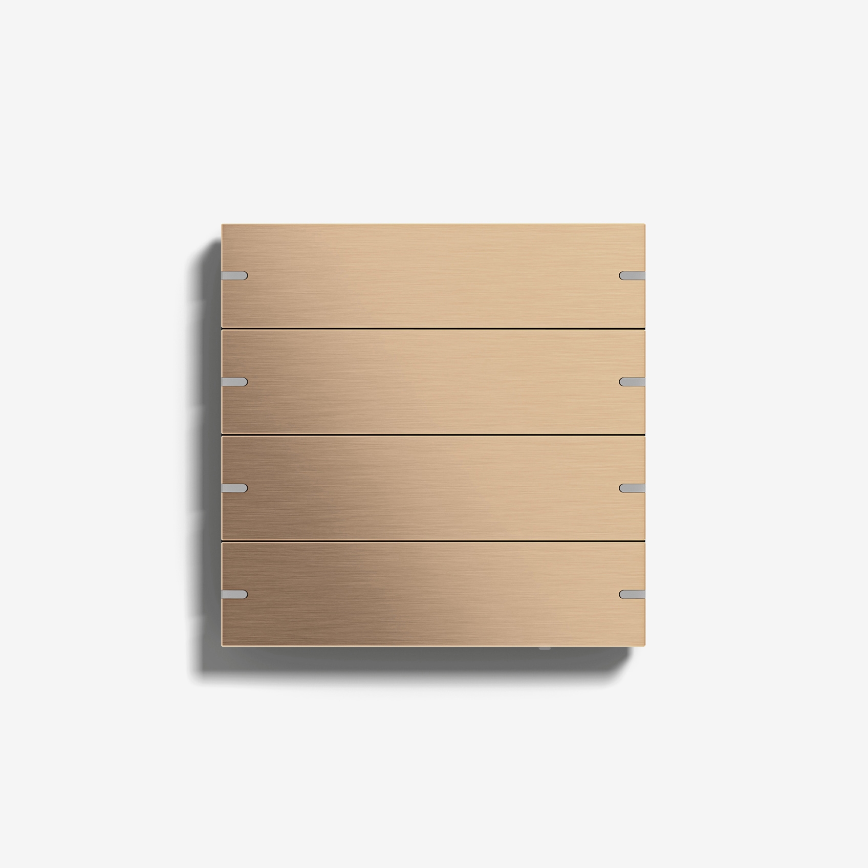 Mostra il prodotto Smart Home/ Smart Building | Pushbutton Sensor 4 | Bronze (pvd) del produttore Gira