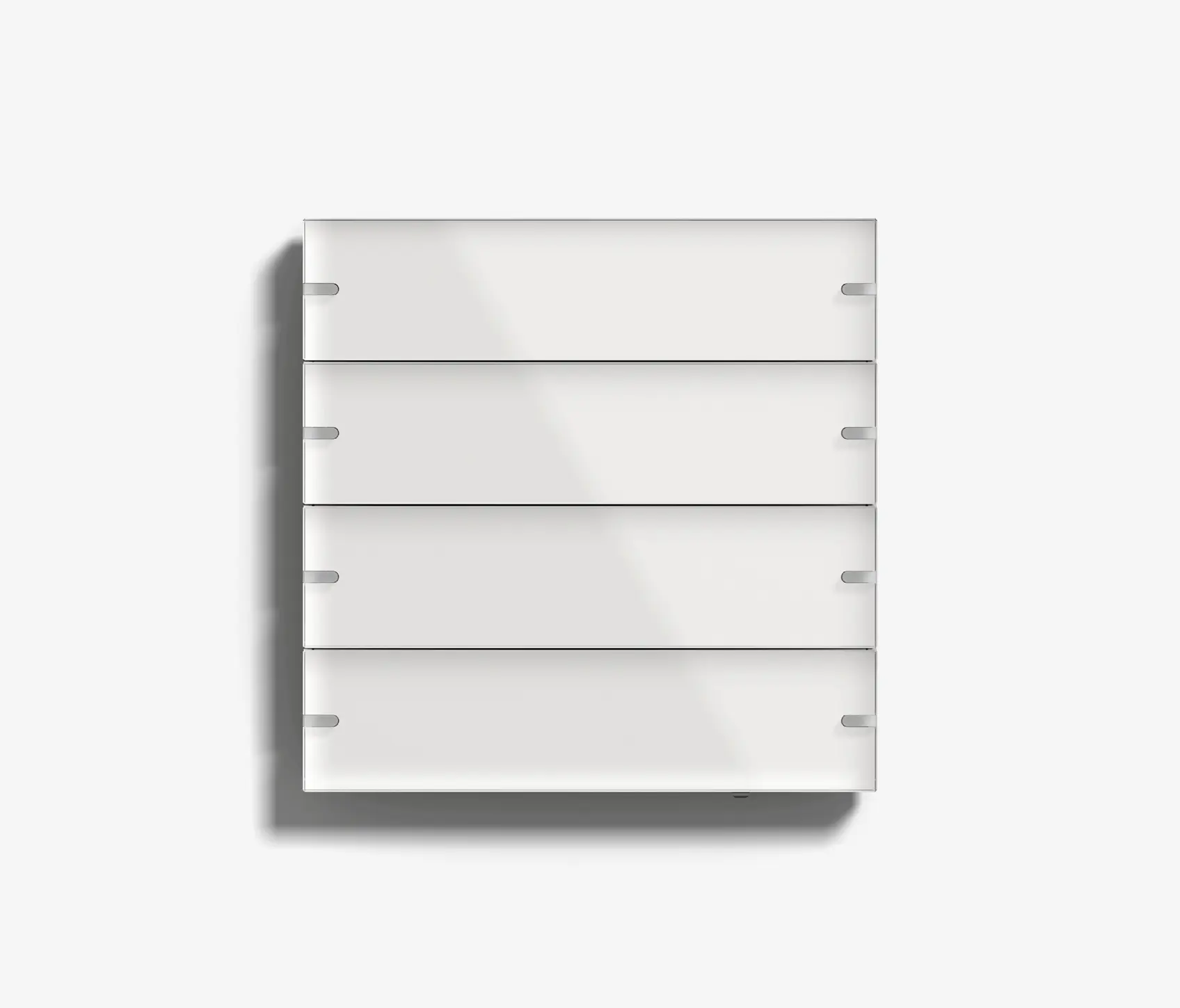 Gira - Smart Home/ Smart Building | Pushbutton Sensor 4 | White glass