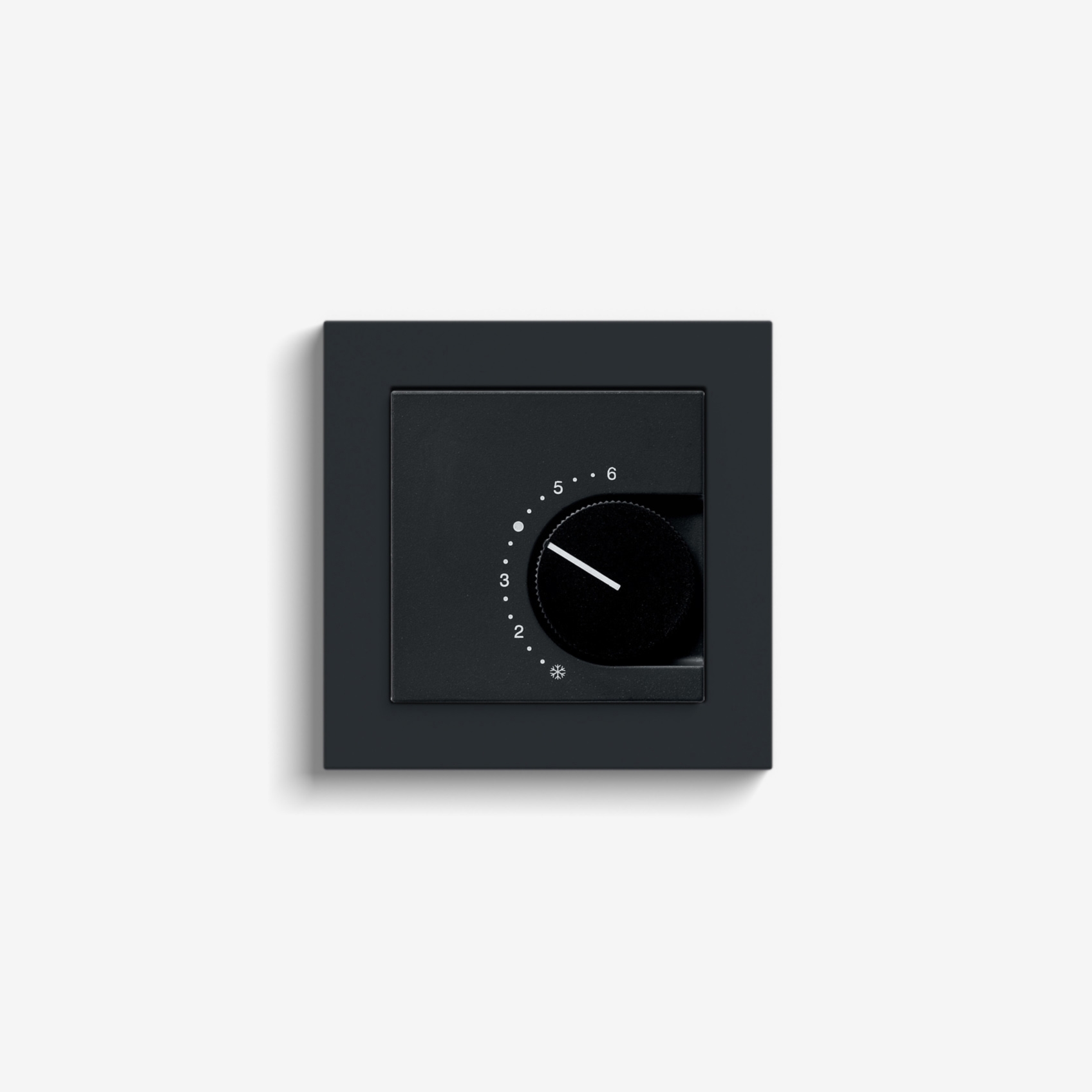 Heating and Temperature | Room temperature controller | Black matt (including E2)