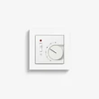 Heating and Temperature | Room temperature controller with NC contact | 1-way switch and control light, pure white matt (including E2)