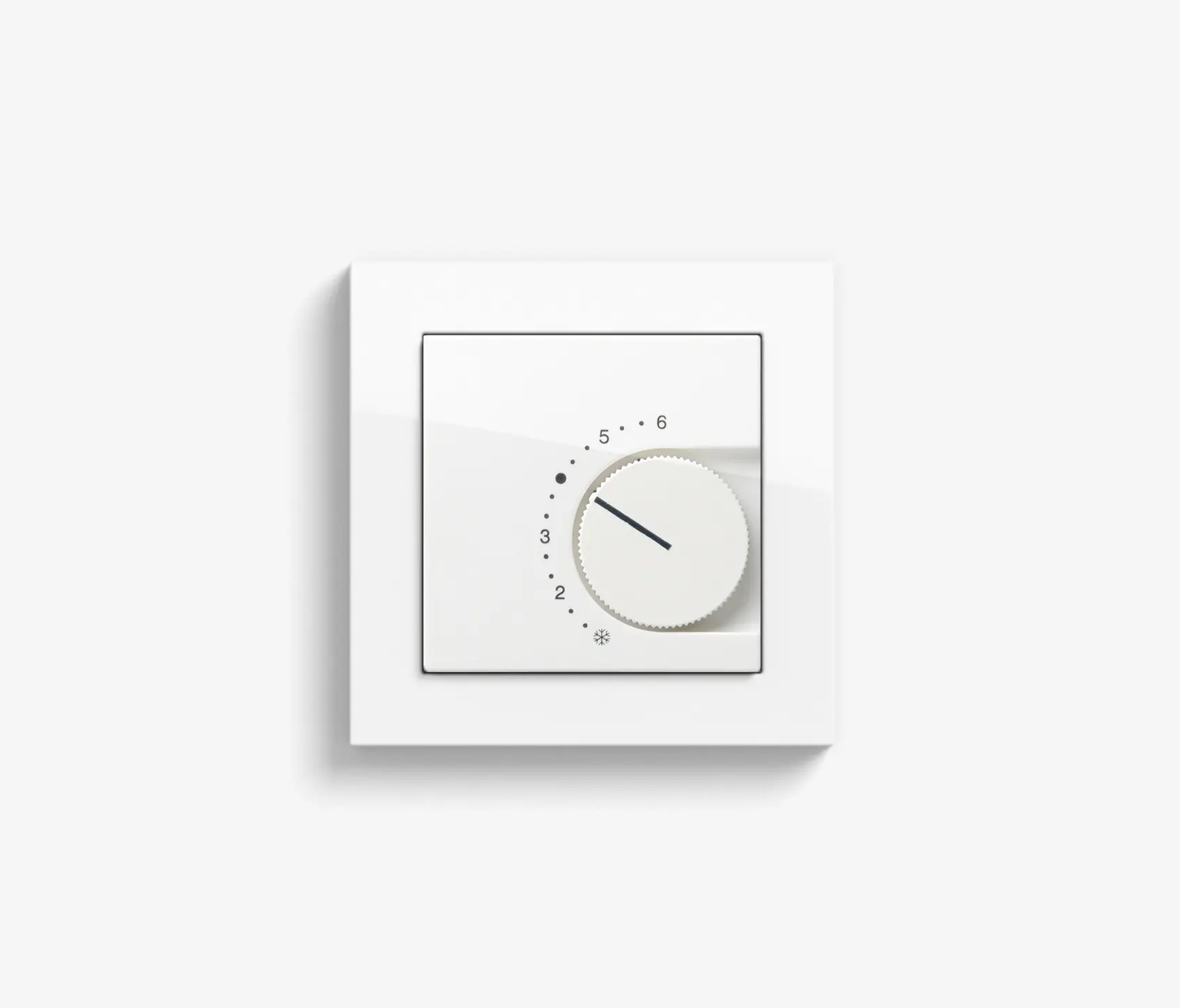 Gira - Heating and Temperature | Room temperature controller| Pure white glossy (including E2)