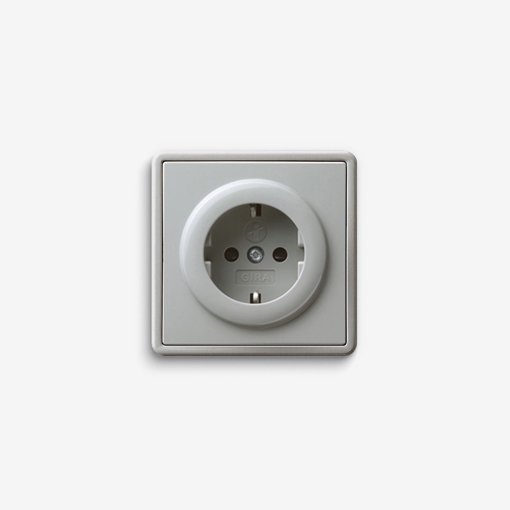 S-Color | Steckdose Grau