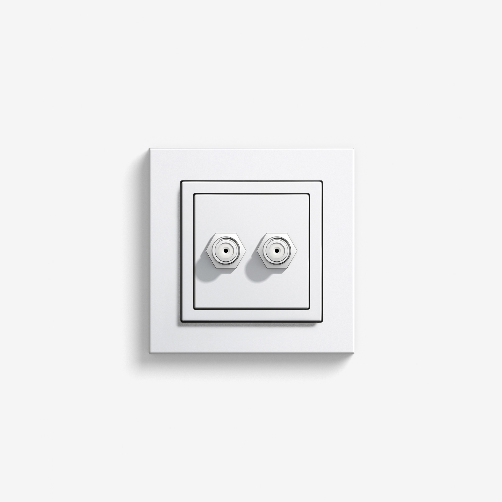 Display product Entertainment | SAT F jack insert, 2-gang (including E2) from manufacturer Gira