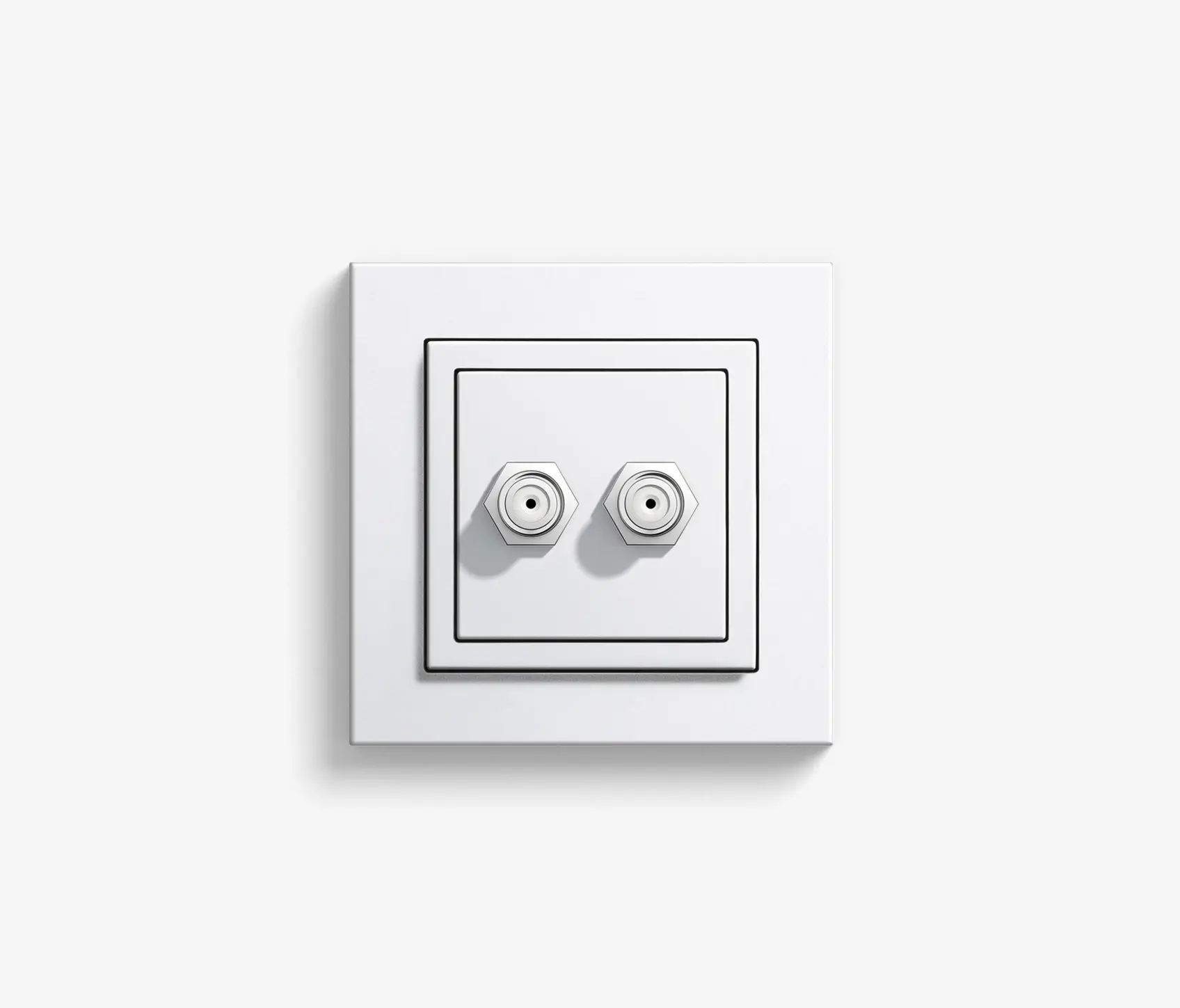 Gira - Kommunikationstechnik/ Unterhaltung | Einsatz SAT Buchse 2fach (mit E2)