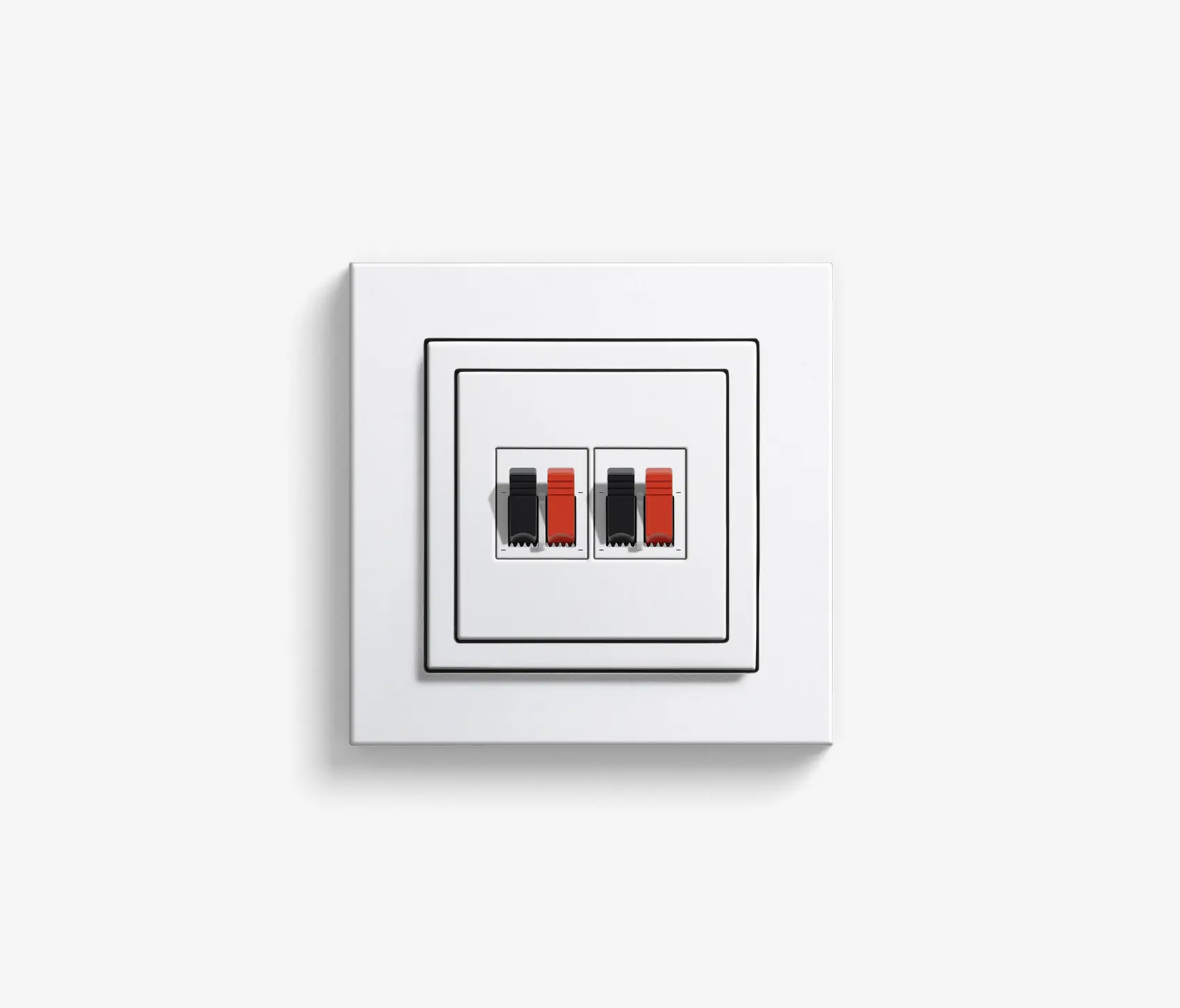 Gira - Entertainment | Speaker connection insert, 2-gang