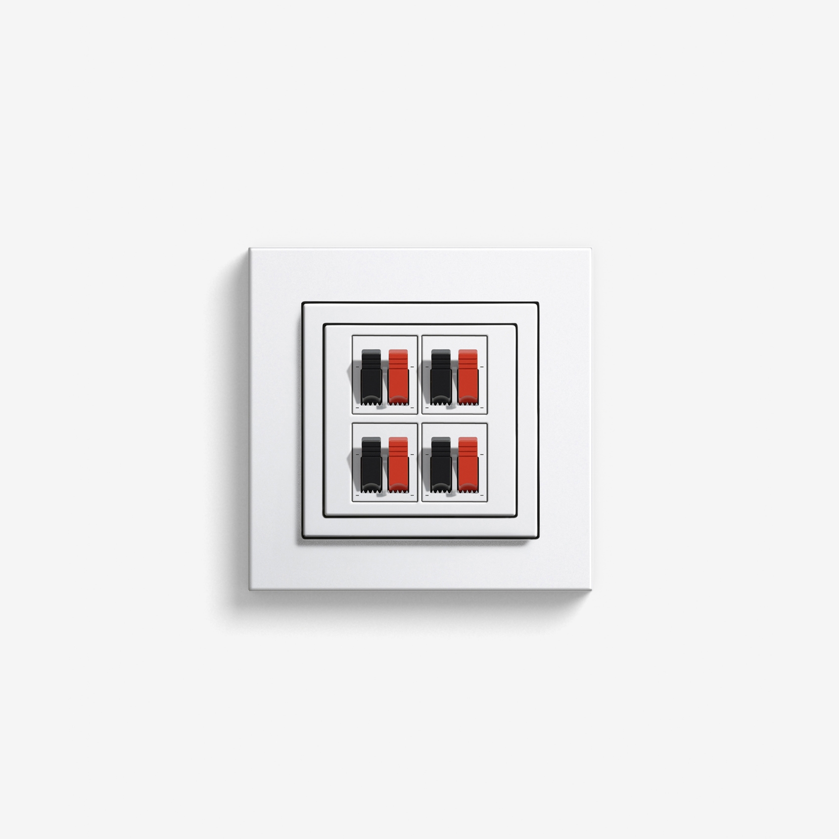 Display product Entertainment | Speaker connection insert, 4-gang from manufacturer Gira
