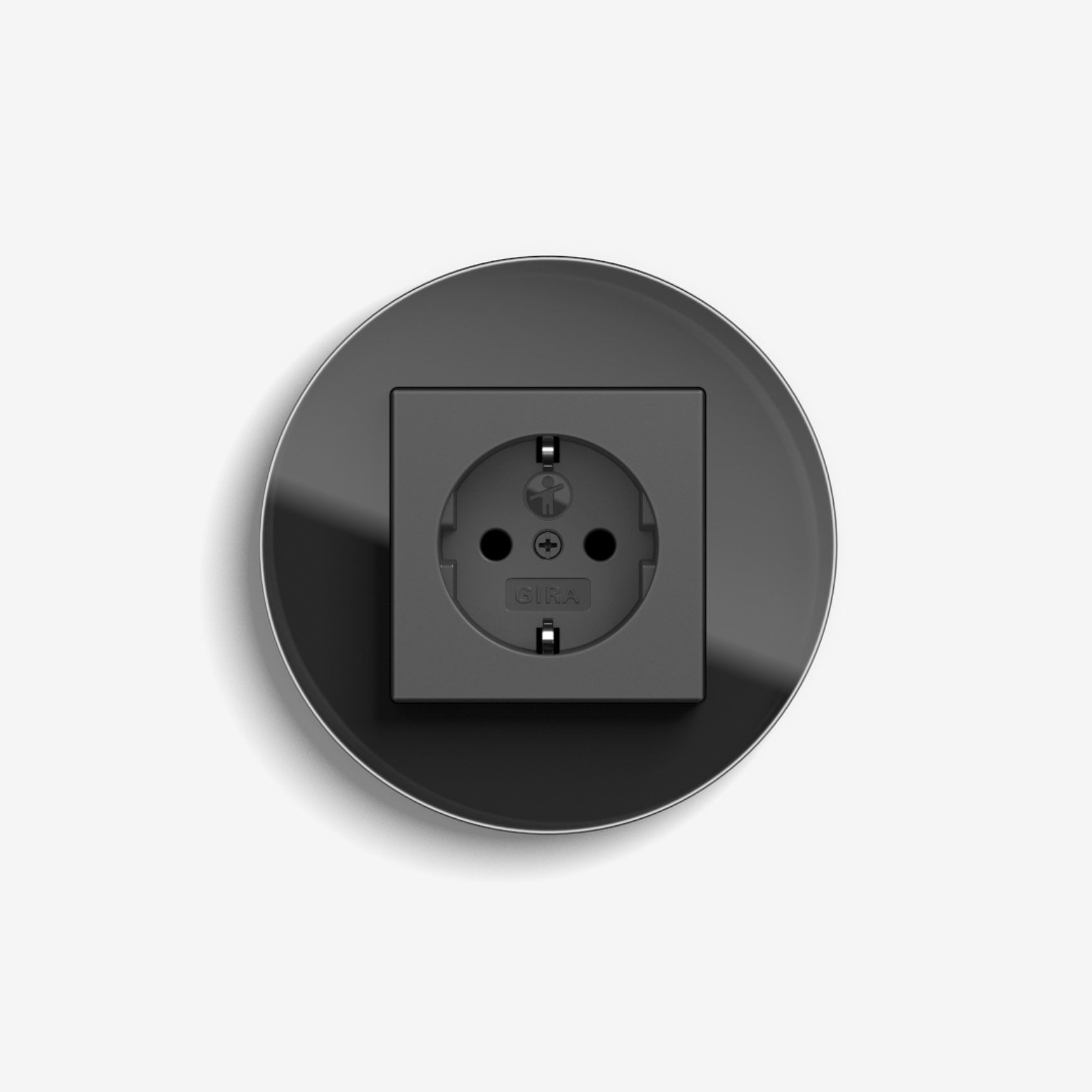 Produkt Studio | Steckdose Glas Schwarz des Herstellers Gira anzeigen