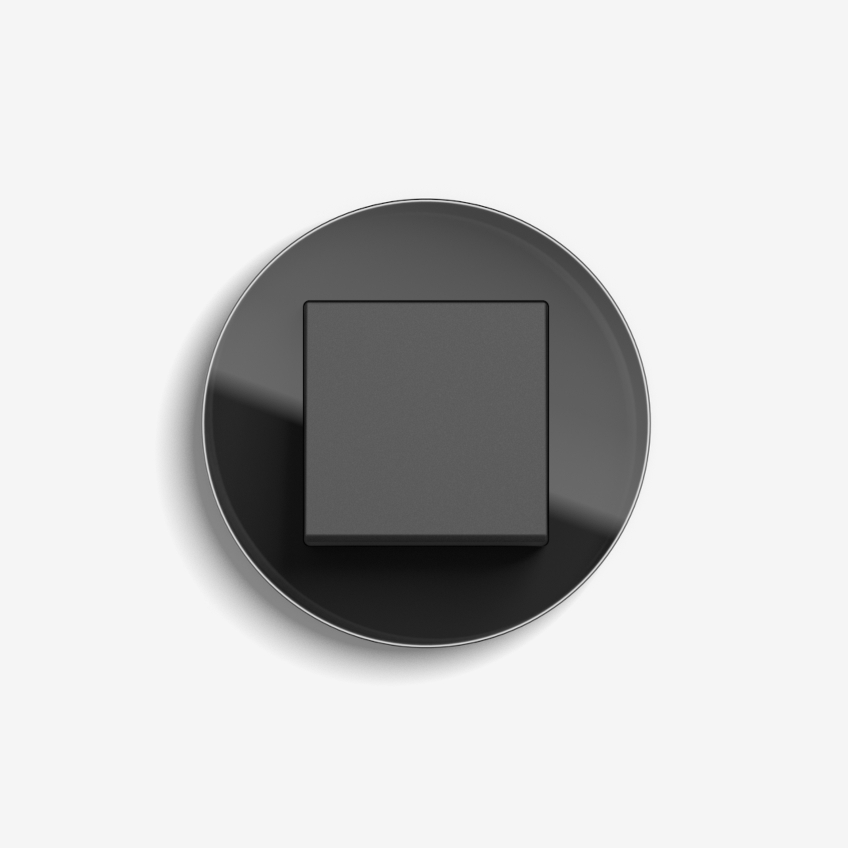Afficher le produit Studio | Switch Glass black du fabricant Gira