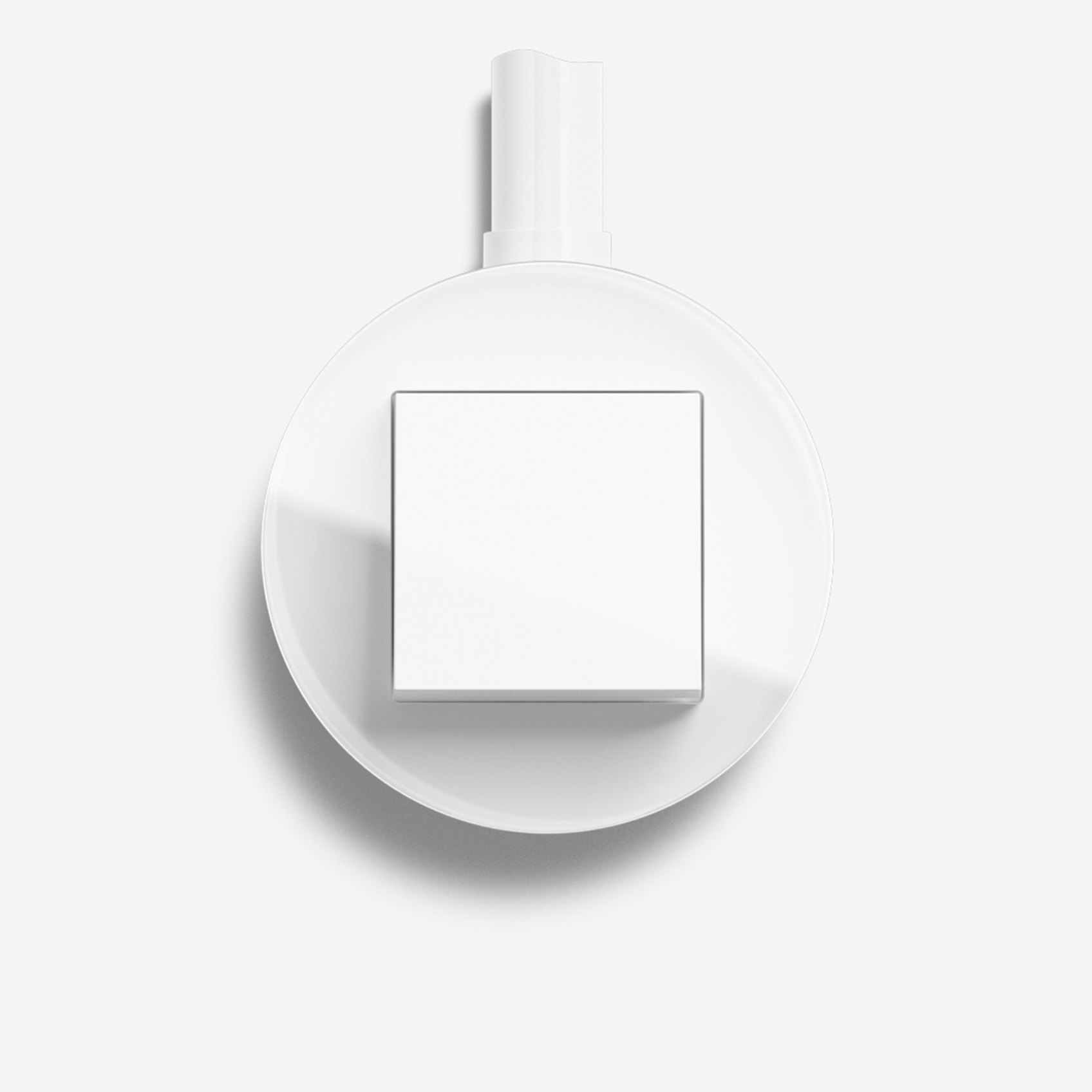 Studio | Switch Glass white, surface-mounted
