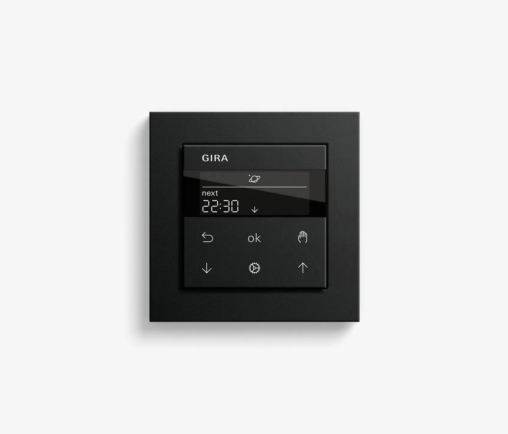 Gira - Blind Control | System 3000 Display blind timer | Black matt (including E2)