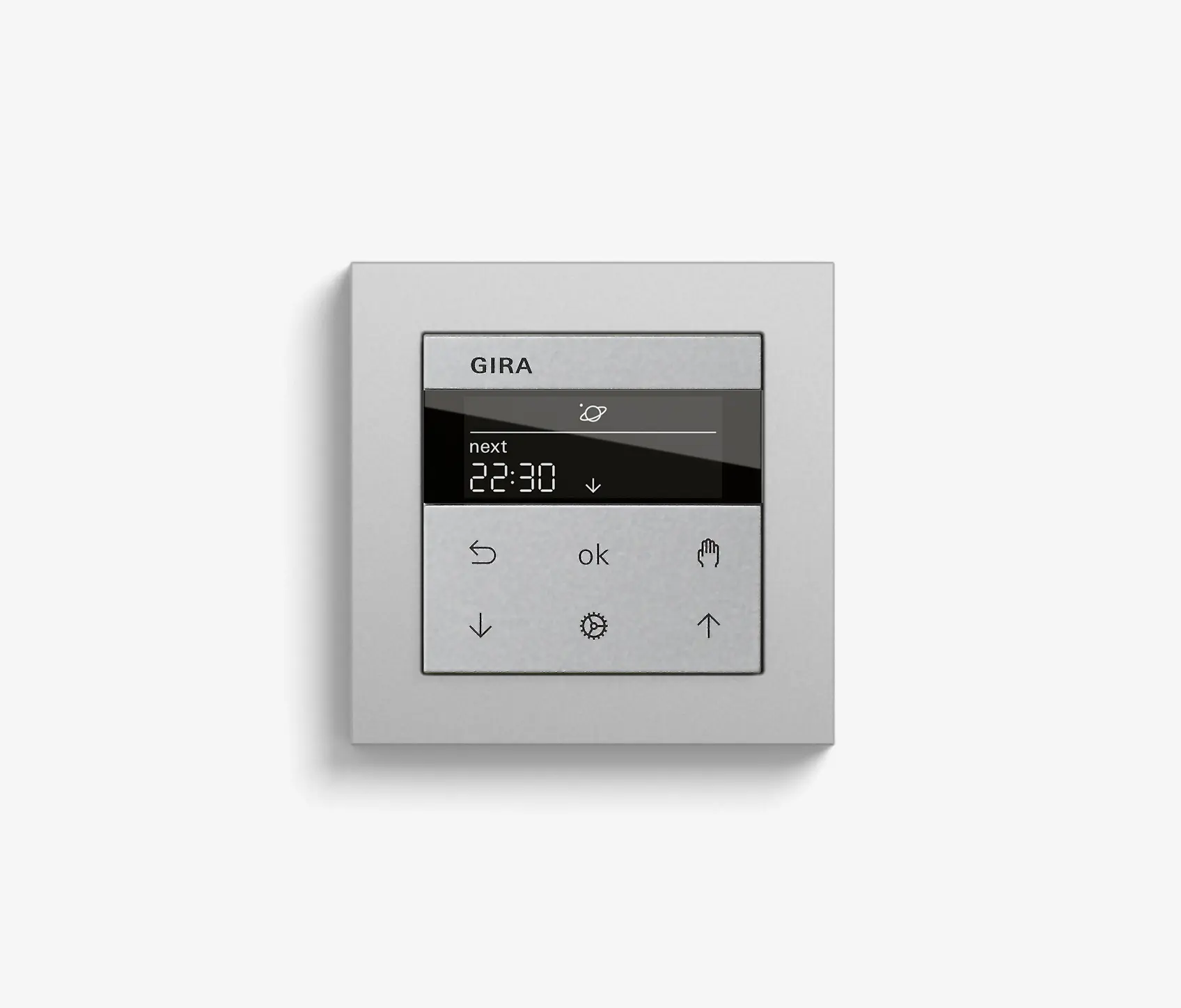 Gira - Blind Control | System 3000 Display blind timer | Colour Aluminium (including E2)
