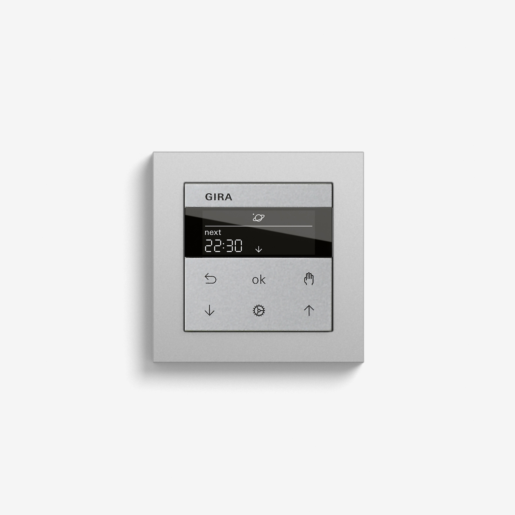 Blind Control | System 3000 Display blind timer | Colour Aluminium (including E2)