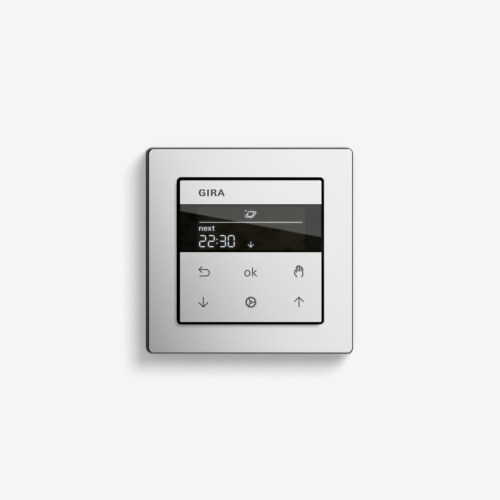 Blind Control | System 3000 Display blind timer | Stainless steel varnished (including E2)