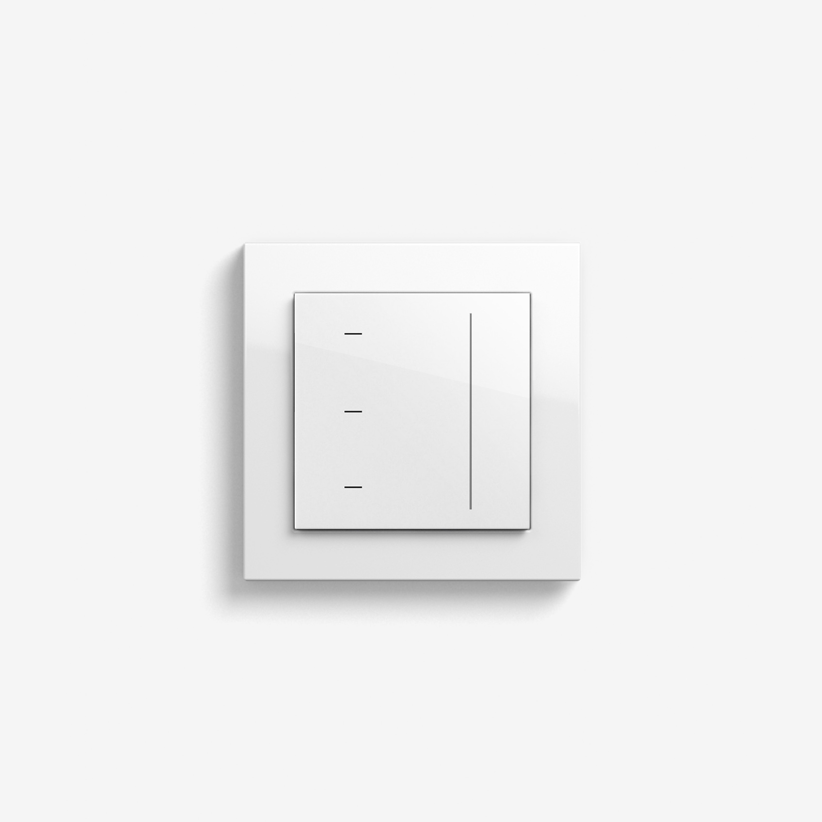 Blind Control | System 3000 Touchdisplay | pure white glossy (including E2)