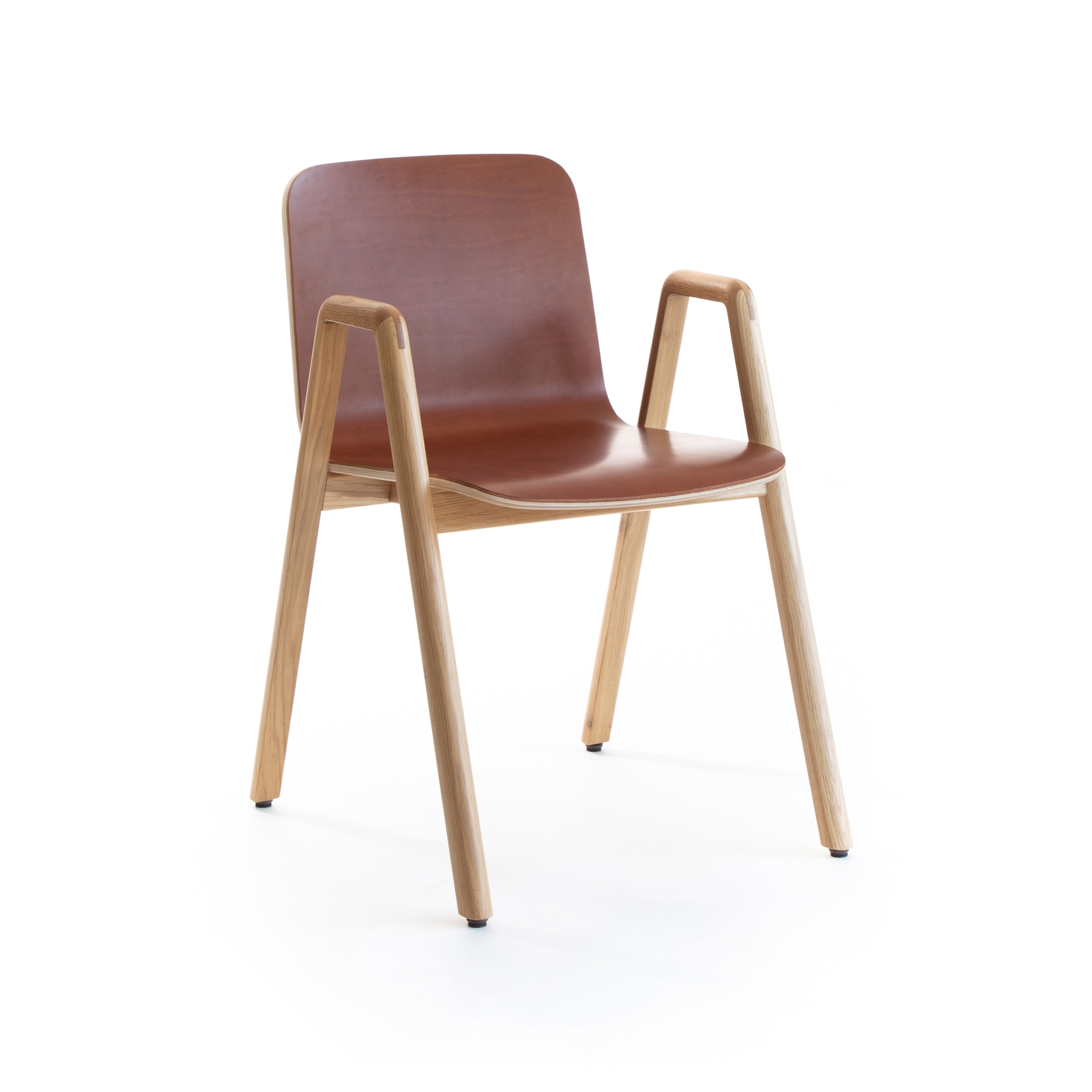 Display product Naku Stack Chair, leather from manufacturer Inno