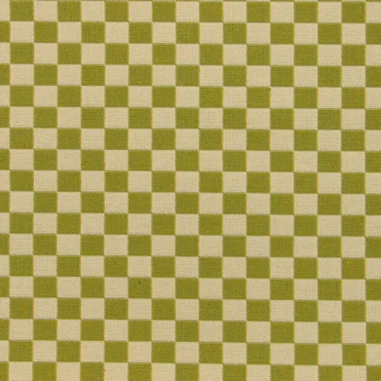 Maharam - Checker 001 Emerald Light/Ivory
