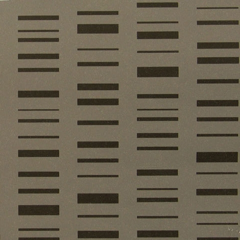 Roman Stripe 002 Black On Dark Grey