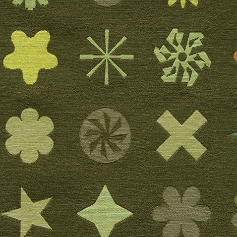 Display product Dingbats 002 Olive from manufacturer Maharam