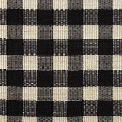 Horsehair Check 002 Black/Bone