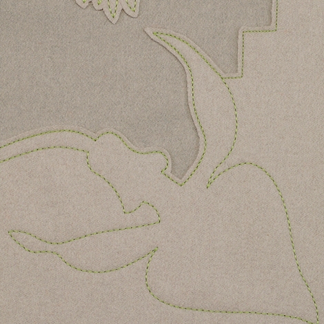 Afficher le produit Layers Garden Double 001 Ash/Quartz/Grass du fabricant Maharam