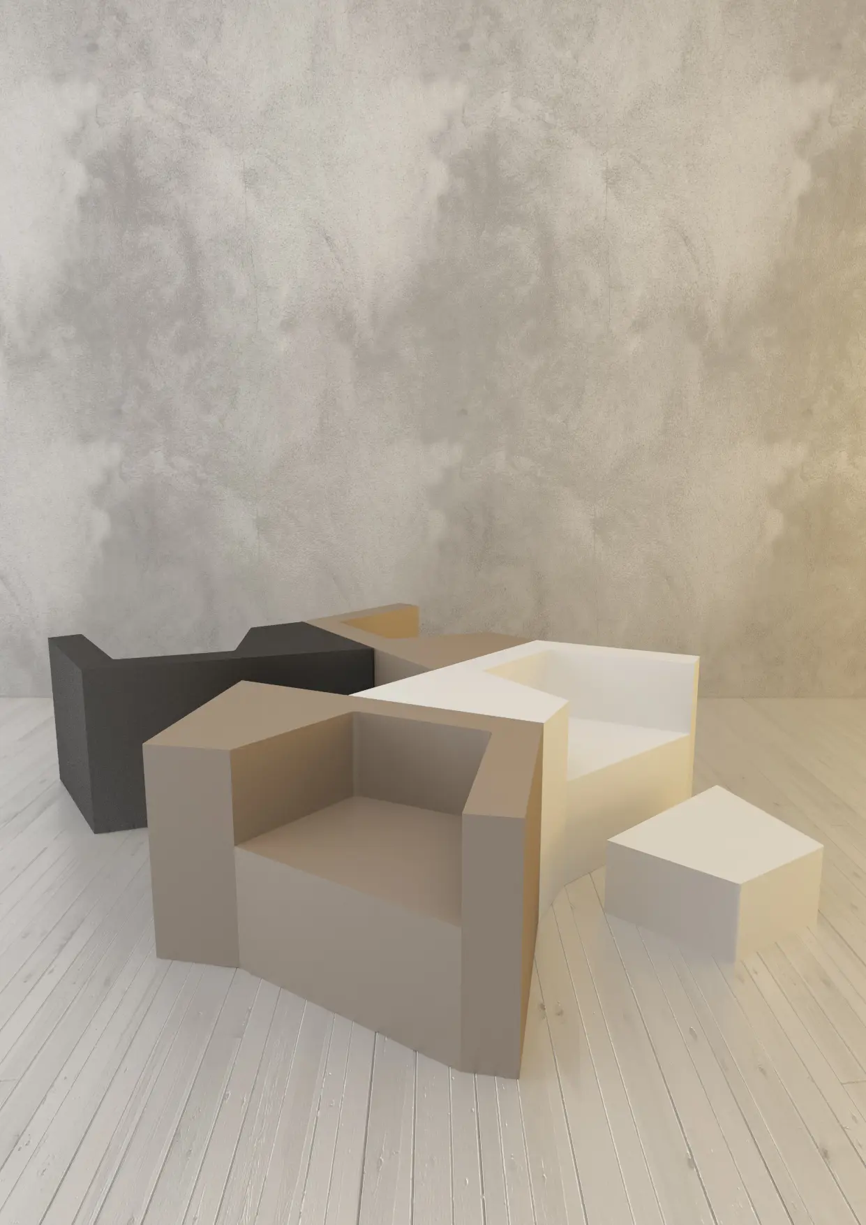 Quinze & Milan - Dai Sofa 01 Angular Backrest
